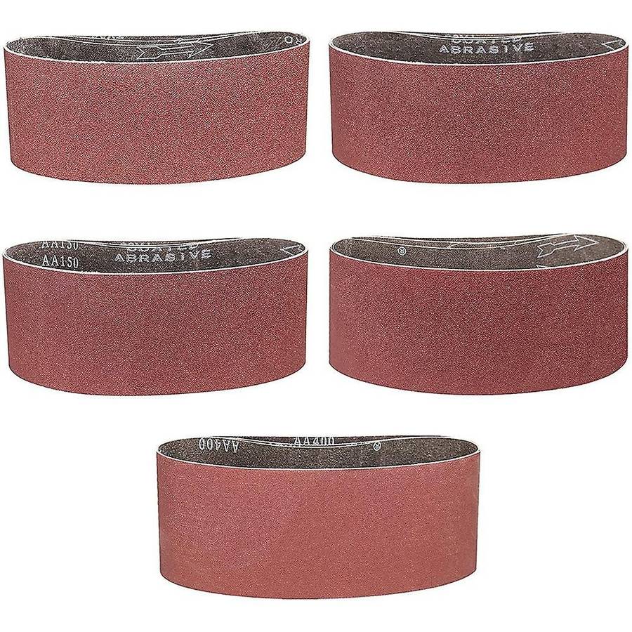 100x610mm 15pcs- 80/120/150/240/400 Grit Alumina Sanding Belt