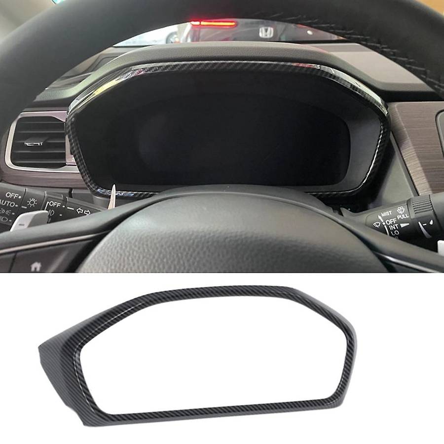Carbon Fiber Car Dashboard Instrument Frame Cover Sticker Decoration