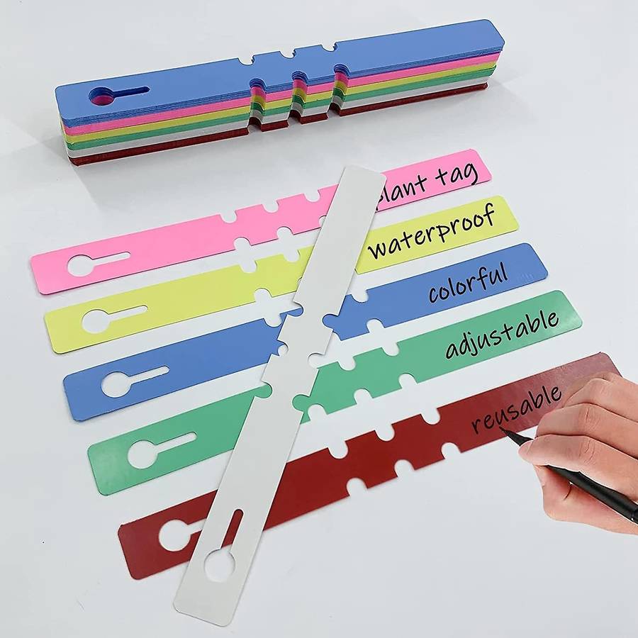 Pack Of 600 Plastic Plant Stake Stick-on Labels,for Attaching