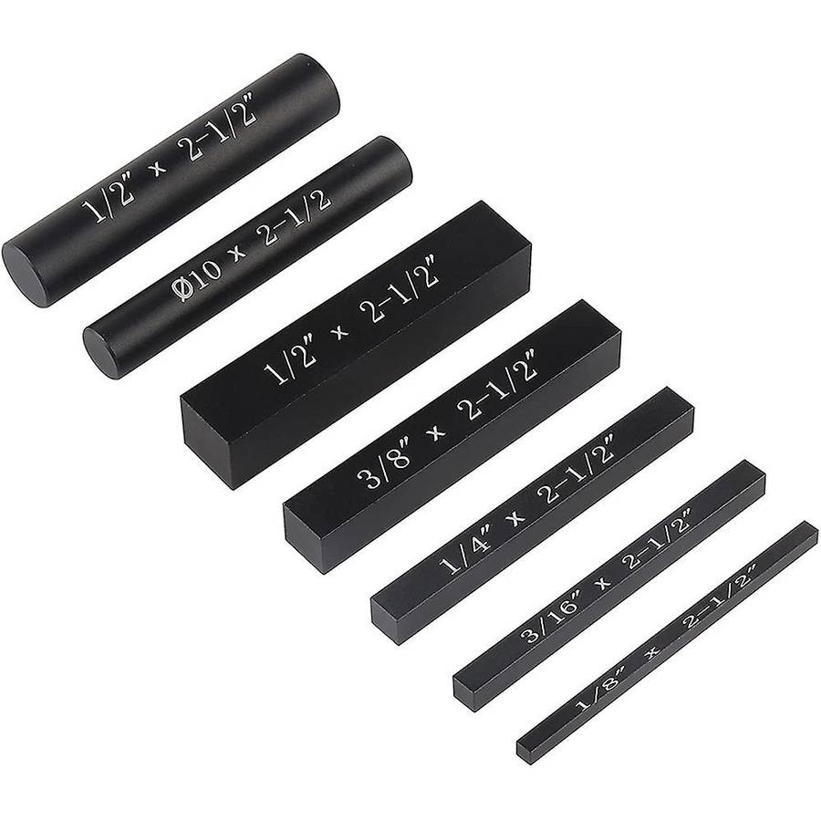 7pcs Aluminum Setup Bars for Router and Table Saw Woodworking Set Up