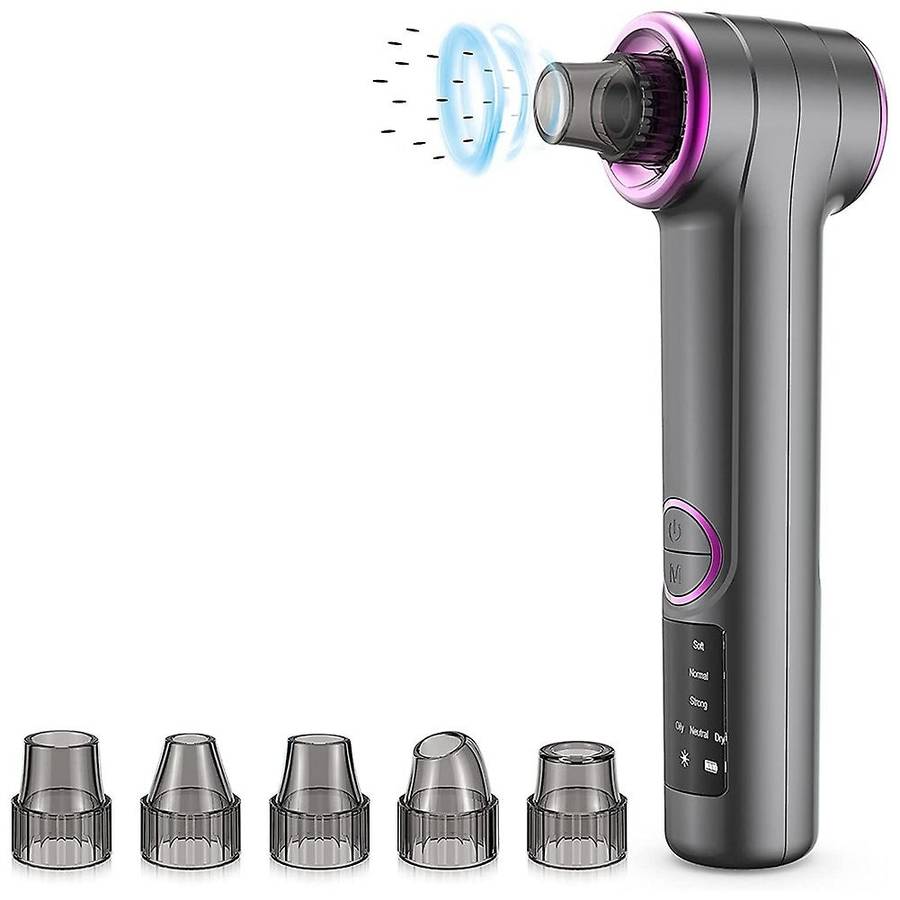 Electric Blackhead Remover Blackhead Extractor for Women & Men Gray