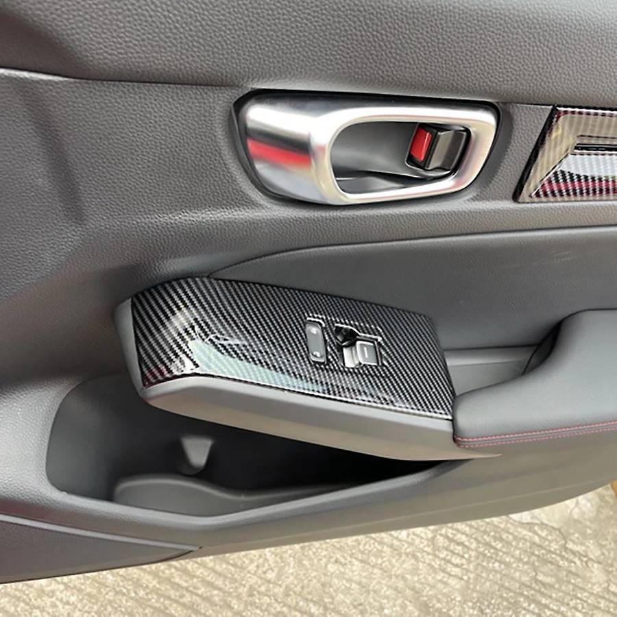 Window Glass Lift Button Switch Sticker for Honda Civic 11th 21-22