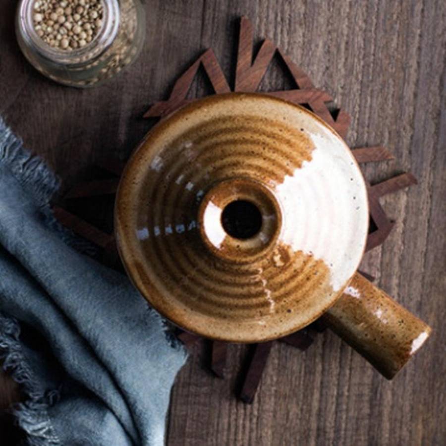 Chaozhou Casserole Ceramic Pottery Pot with Handle Clay Pot Japanese