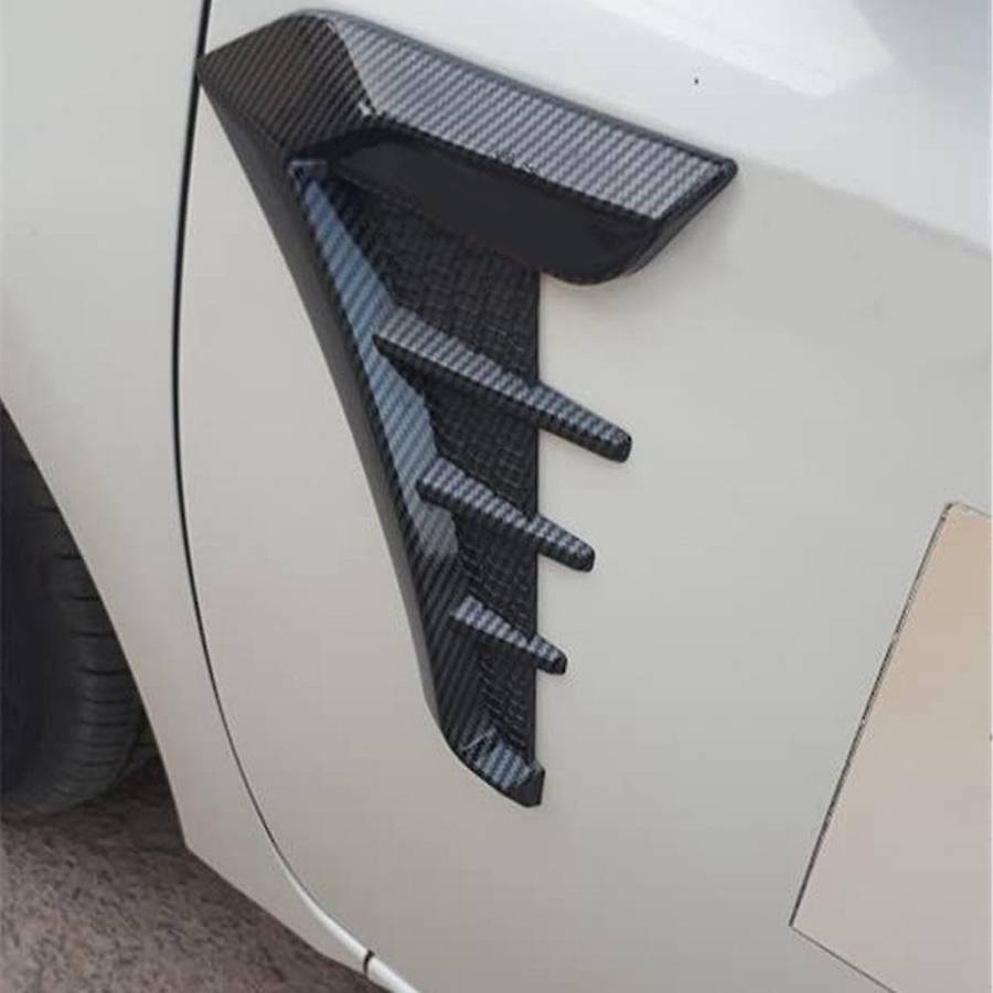 Car Splitter Spoiler Modification Side Mesh Ventilation Grille Fender