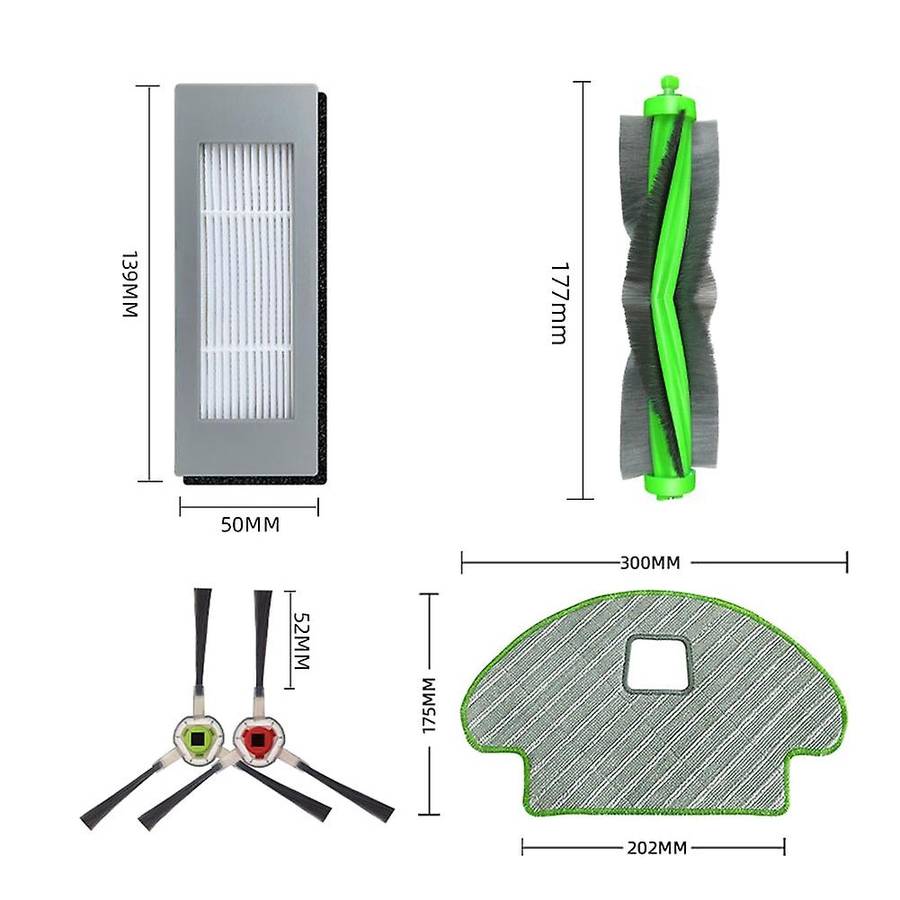 For Irobot Roomba Combo 113 R113840 Vacuum Main Brush Filter Mop