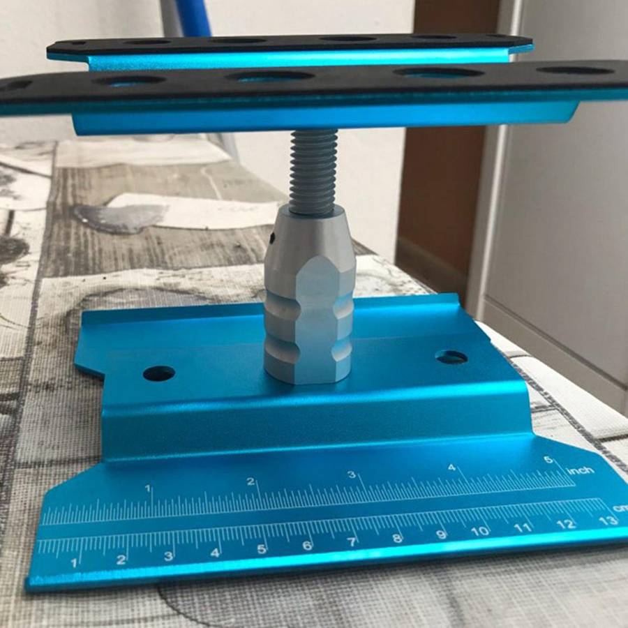 Metal Rc Car Workstation Work Stand Repair for 1/8 1/10,grey