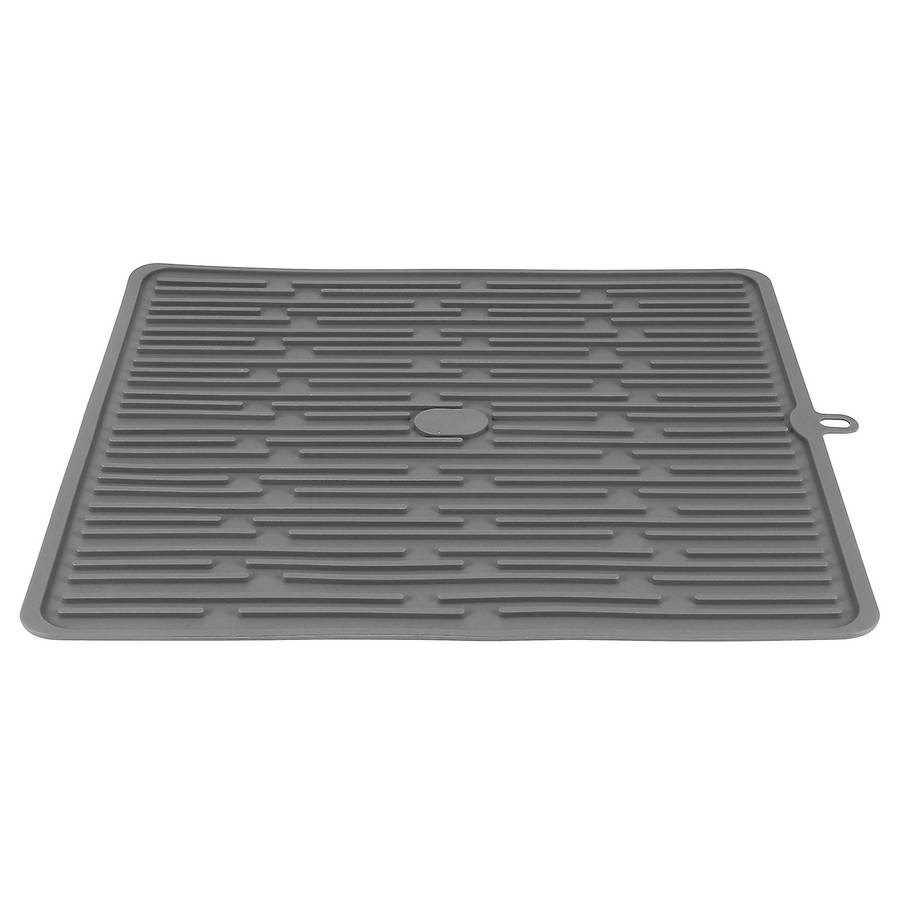 Dish Drying Mat, for Kitchen, Heat Resistant Mat (dark Gray)