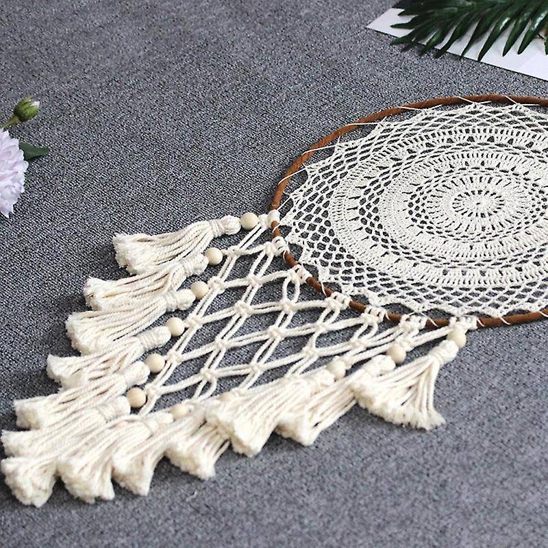 Hanging Macrame Tassels Dreamcatcher for Girl Bedroom Decoration