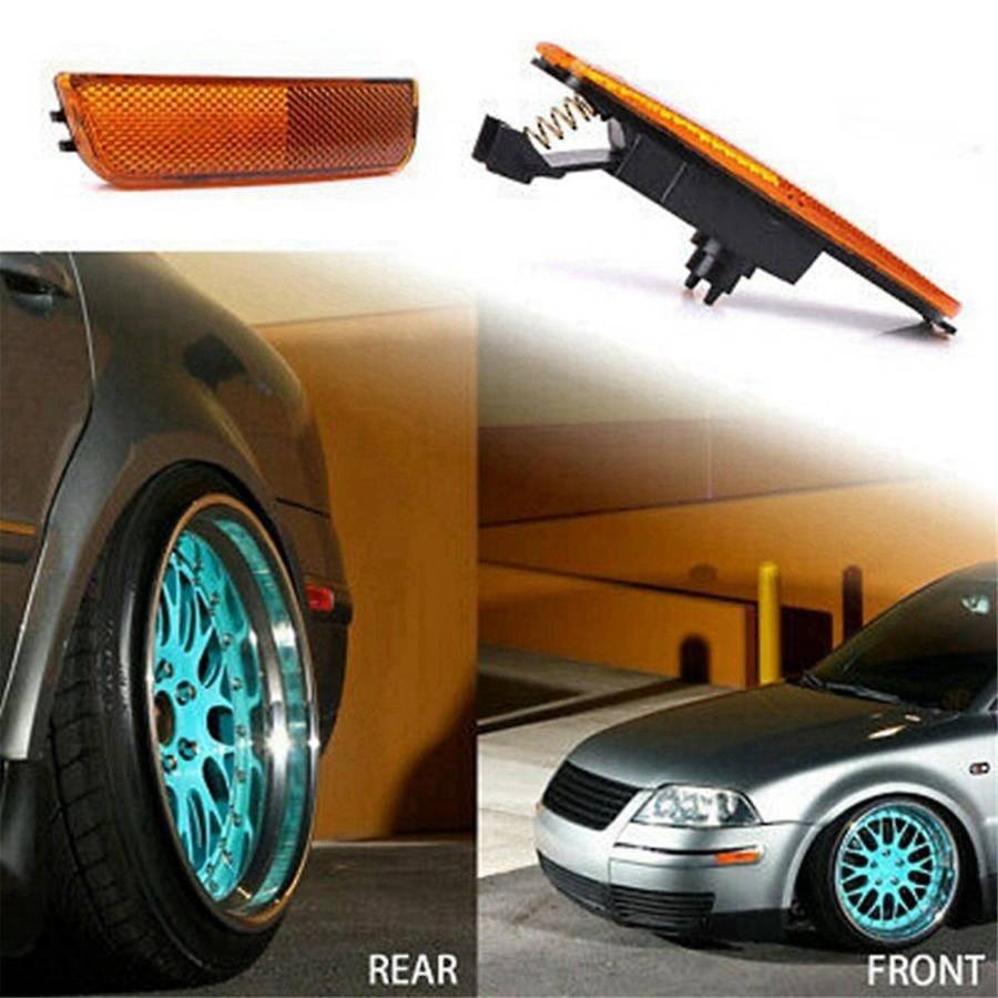 Automobile Side Lights Turn Signals Bumper Lights for B5.5 2001-2005 3B0945071 3B0945072