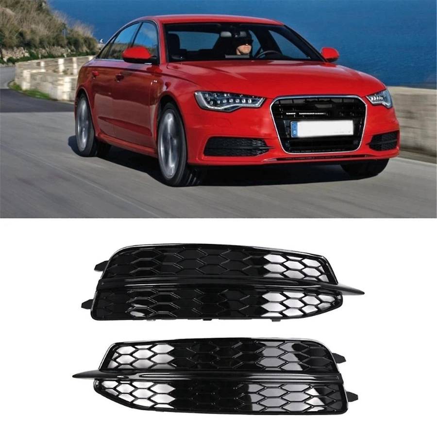 Automotive Fog Lamp Bezel Grille Front Fog Lamp Frame for A6 C7 2011-2014 4g0807681d 4g0807682d