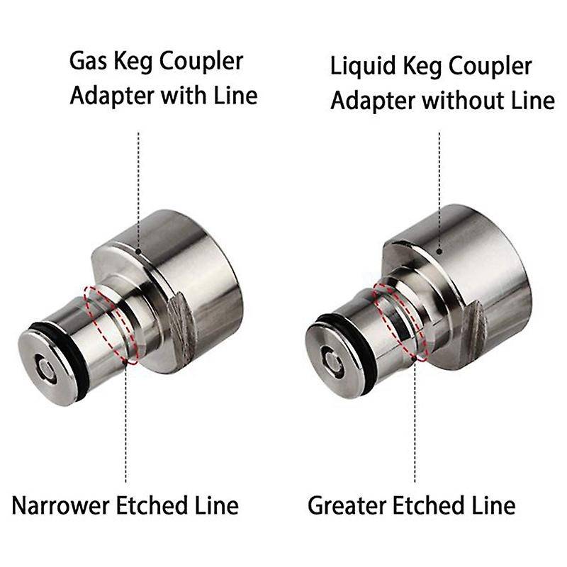 Ball Lock Conversion Kit, Coupler Adapter FPT 5/8 Thread Stainless Steel Ball Lock Quick Disconnect