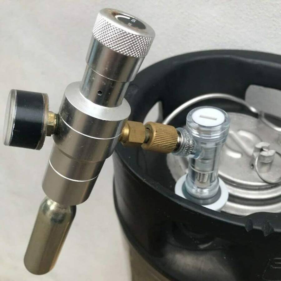 Ball Lock Check Valve Disconnect, Ball Lock Black Disconnect Set for Homebrew Cornelius Kegging Fitt