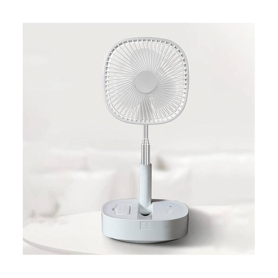 Battery Operated Desk Fan 7200MAh Portable Oscillating Fan Telescopic Floor Fan Remote Control Fan