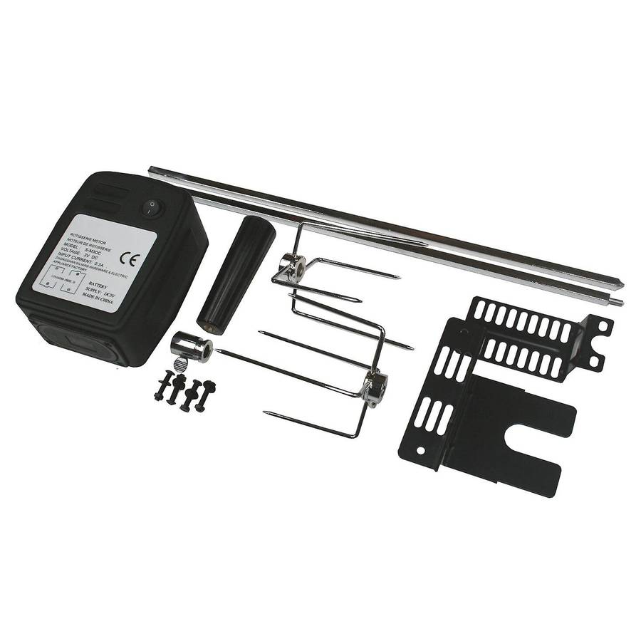 Bbq Barbecue Rotisserie Spit Universal Kit Bbq Motor for Electric Barbecue Uk Plug