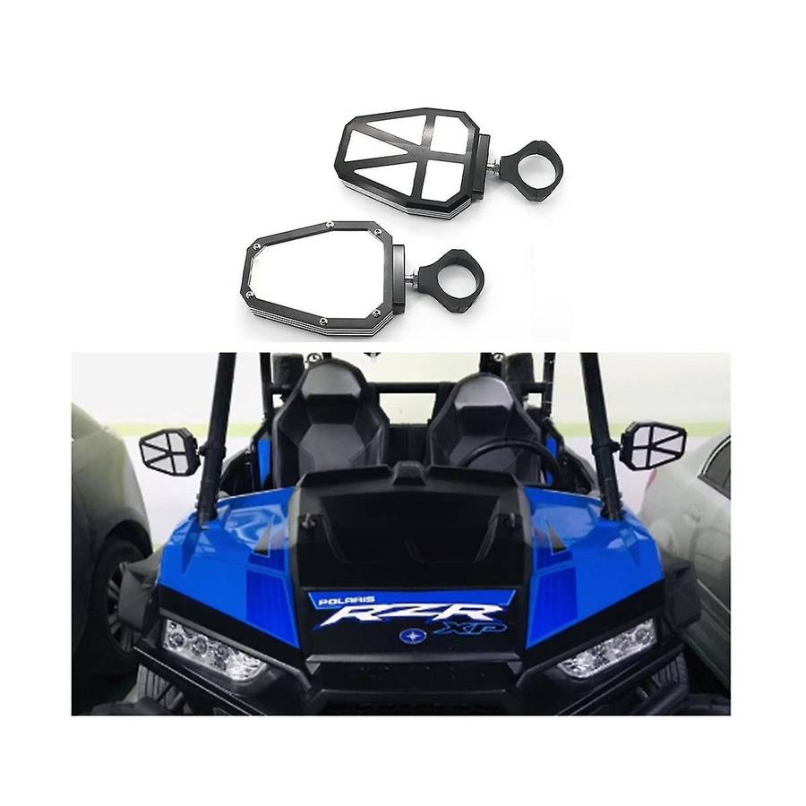 Beach Mirror Motorcycle Reflector 1.75/2 Universal for Atv/utv Black
