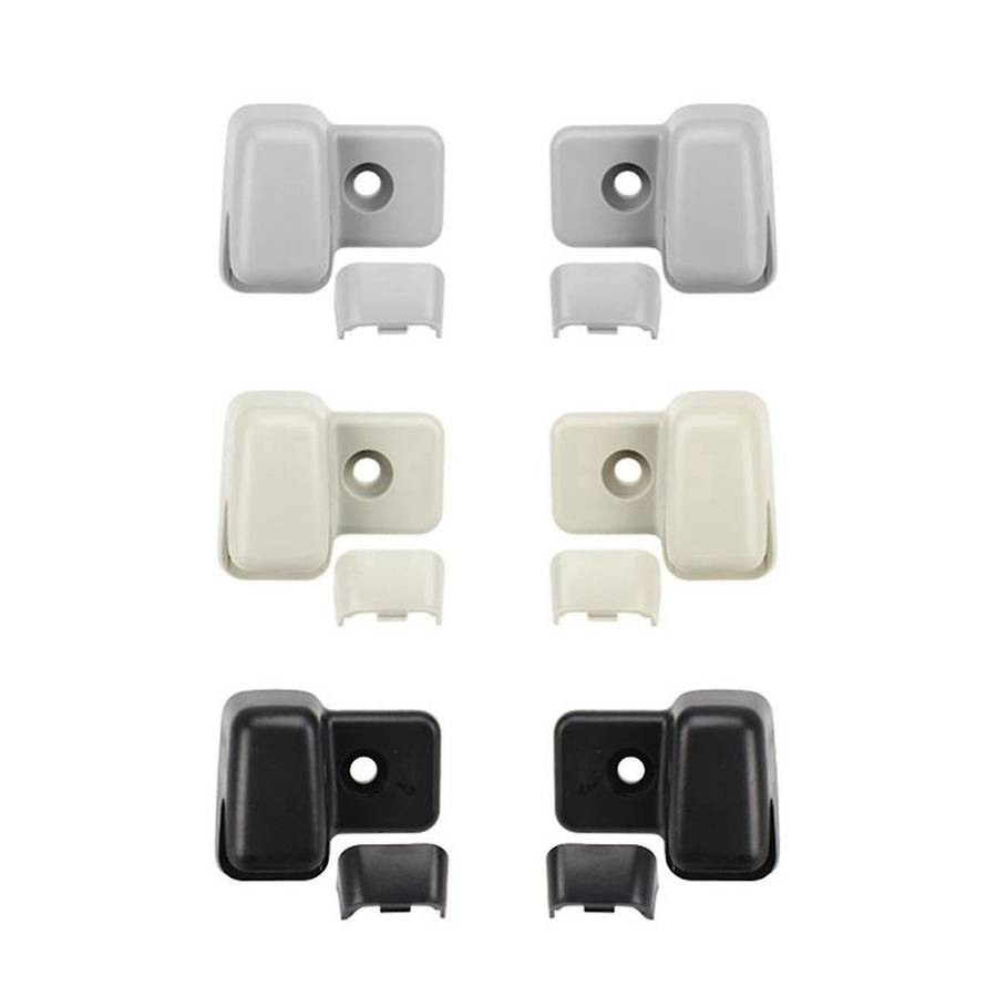 Beige Car Sun Visor Vanity Mirror Cover Makeup Sun Visor Hook Clip Bracket for Mini R55 R56 R60 2007