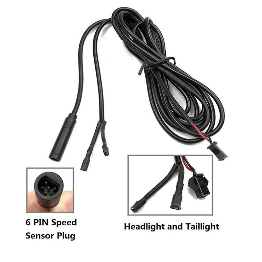 Bicycle Link Motor Parts Front and Rear Light Cables Scooter Link Cables Riding Gear Replacement Par