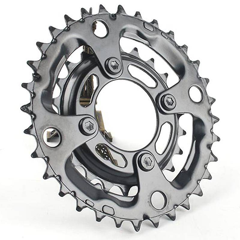 Bicycle Sprocket Plate 27-Speed 3-Piece Large Sprocket Bicycle Racing Sprocket 44T Sprocket for 104B