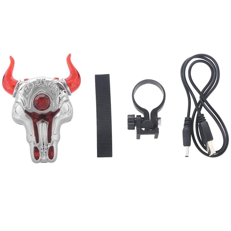 Bicycle Taillights Charging Warning Taillights Lights Night Riding Equipment Bicycle Accessories Red