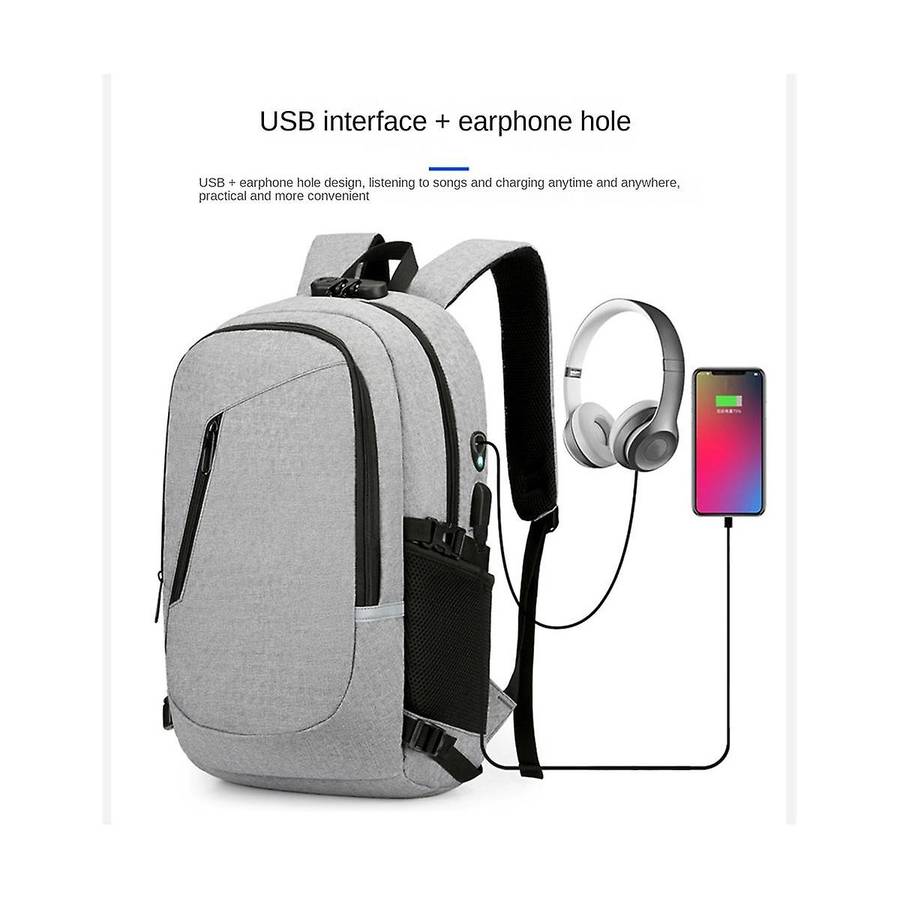Big Capacity Travel Laptop Shoulder Bag Portable Waterproof Organizer with Anti-theft Function for C