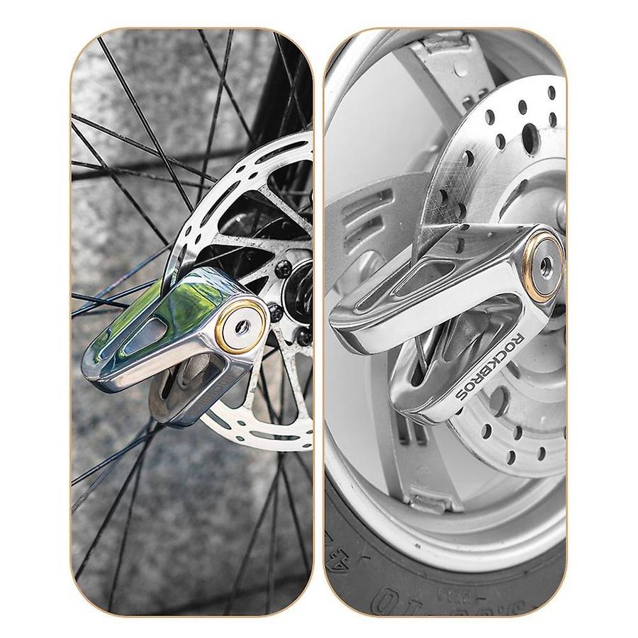 Bike Disc Brake Lock Waterproof Security Non-Theft Wheel Brake Lock Motorcycle Scooter Vehicle Foldi