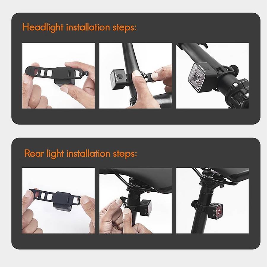 Bike Tail Light Brake Sensing Bicycle Lights Waterproof Bicycle Headlight Safety Taillight