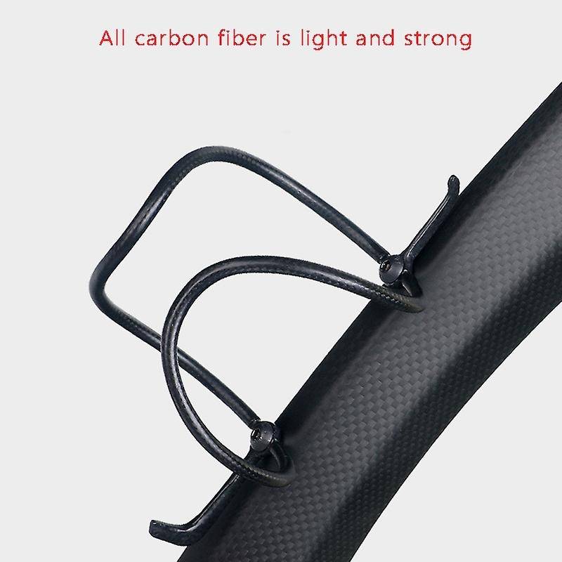 Bike Water Bottle Holder Carbon Fibre Bicycle Water Bottle Cage Bike Cup Holder for Road Bike Stroll