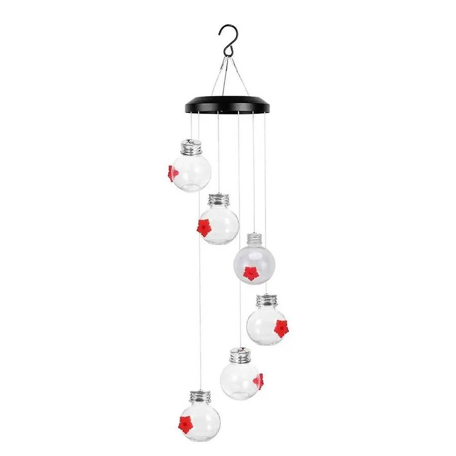 Bird Feeders Bird Feeder with Wind Chimes Leak-Proof Bird Feeder Garden Decor Feeding Tool Bird Feed
