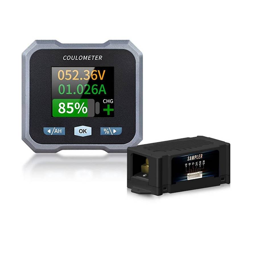 BL110F Coulometer Battery Meter DC10-100V 0-100A Waterproof Battery Meter and Voltmeter for Electric