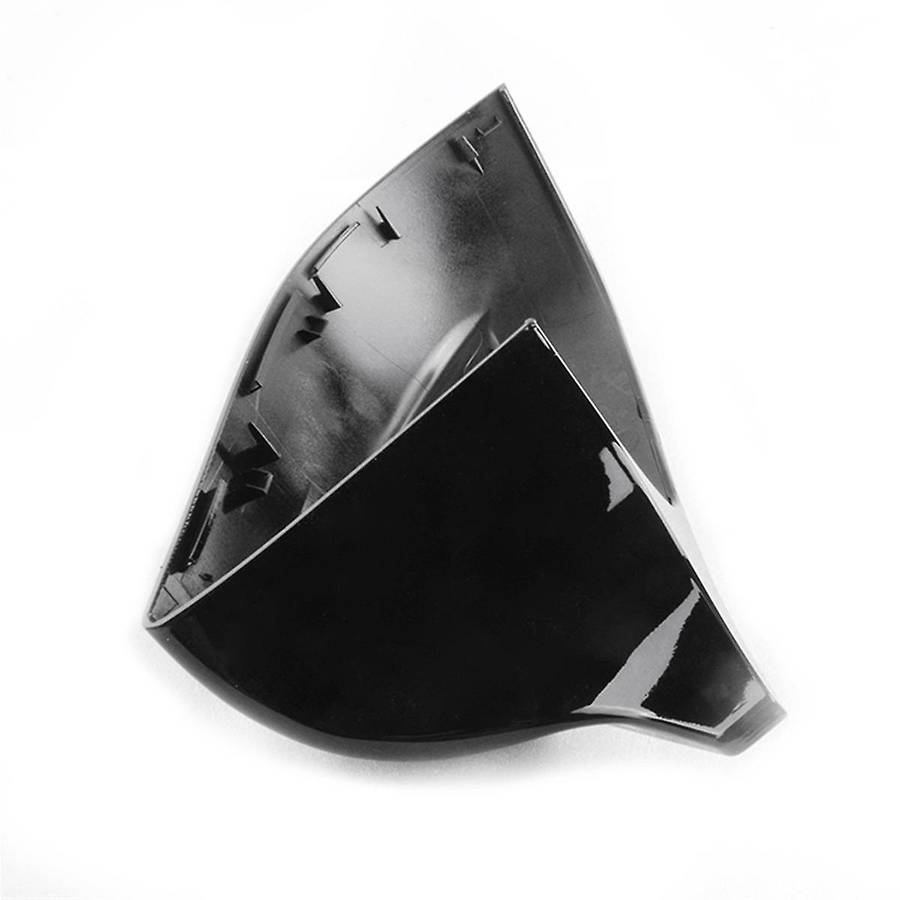 Black Car Rearview Mirror Cover Decor Cap Side Wing Mirror Cover Replacement for 2017-2021