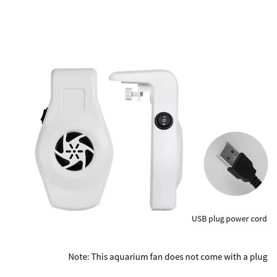 Black Fish Tank Cooling Silent Fan Aquarium Cooling Fan Aquarium Small Radiator Portable Fan