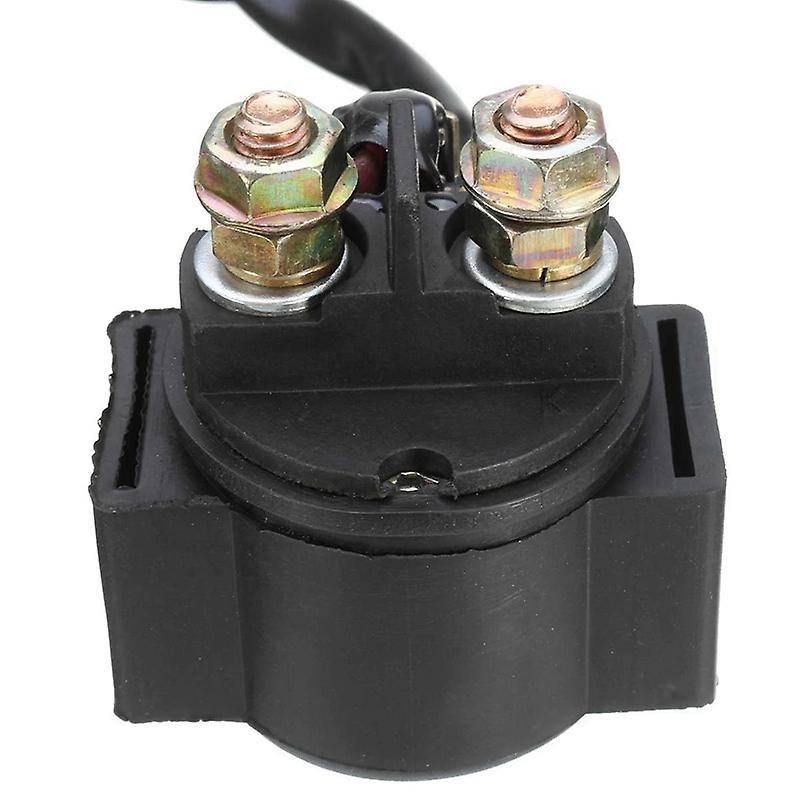 Black Motorcycle Electrical Solenoid Relay Switches for 1000 Tuono Mille Ap8112927 150 Amp
