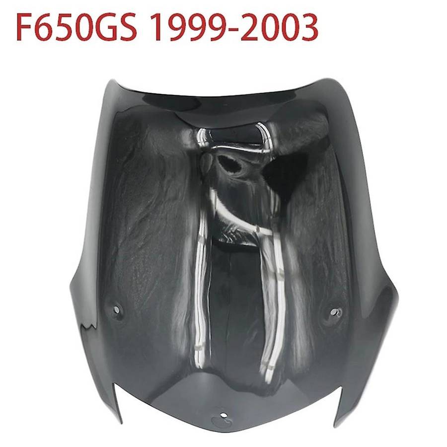 Black Motorcycle Windshield Wind Screen Wind Screens Deflectors for- F650 F 650 GS 1999-2003
