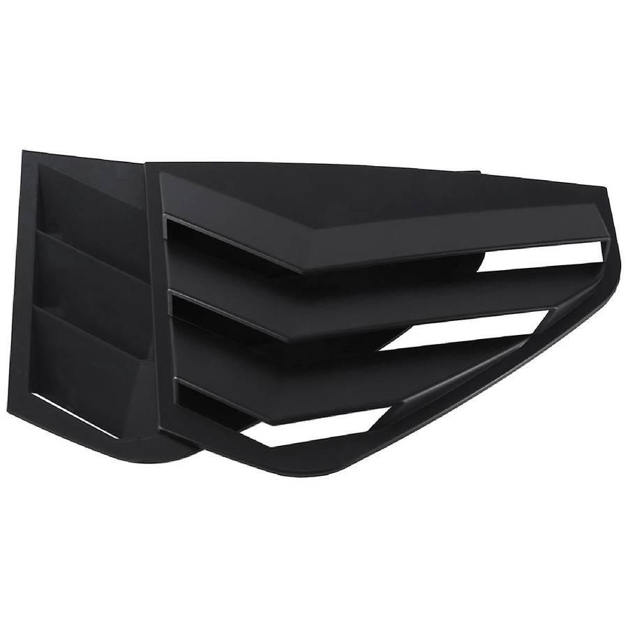 Black Rear Side Vent Quarter Window Louver Shutter Cover Trim for Golf Mk8 2021-2023