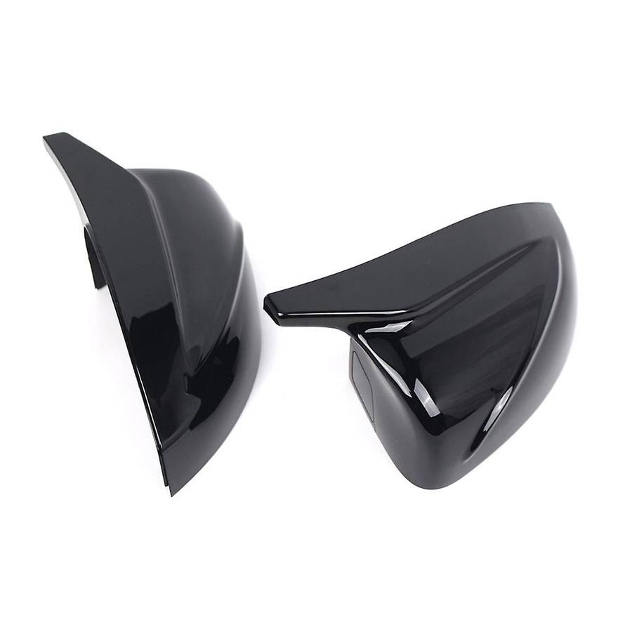 Black Replacement Mirror Covers for A3 S3 RS3 2014-2020 Rearview Mirror Housing