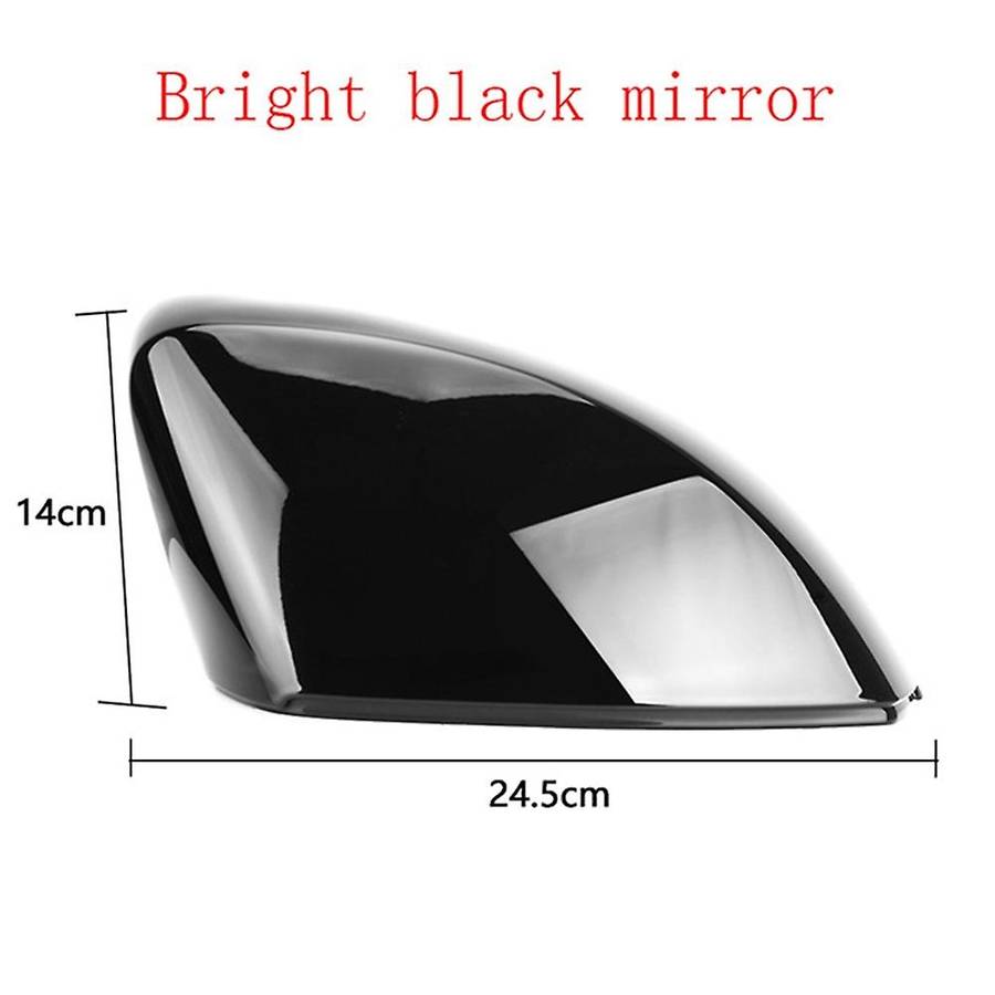 Black Side Mirror Cap Covers for A3 S3 8V RS3 2013 2014 2015 2016 2018 2017 2019 Rear View Mirror Co