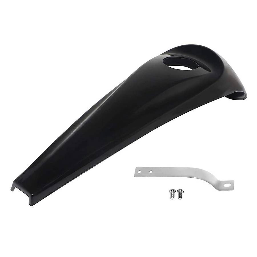 Black Smooth Dash Oil Fuel Console Cover for Touring FLHT FLHX 2008-2018