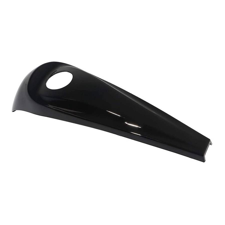 Black Smooth Dash Oil Fuel Console Cover for Touring FLHT FLHX 2008-2018