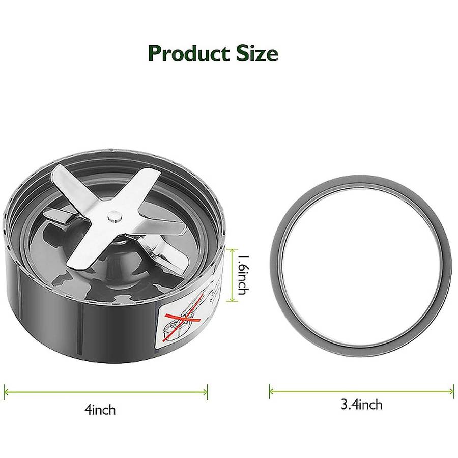 Blender Replacement Parts Cross Blade & Seal Ring Blade for 600W/900W Blender Extractor Blade Acces