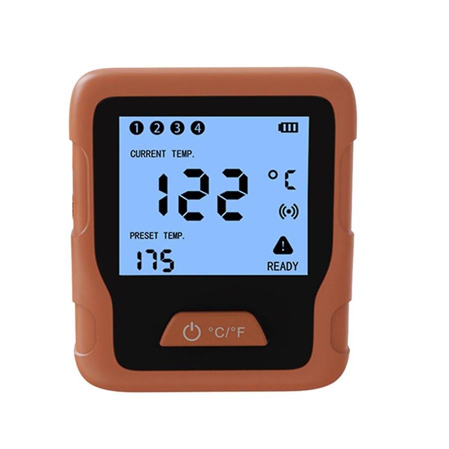 Bluetooth Wireless Dual Probes Backlight Digital Cooking Kitchen Outdoor Bbq Oven Meat Thermometer