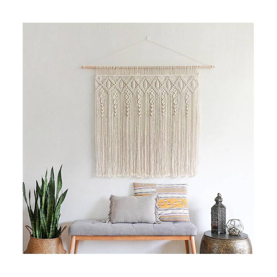 Bohemian Style Hand-woven Tapestry Curtain Background Curtain Home Residence Decoration Wall Wall De