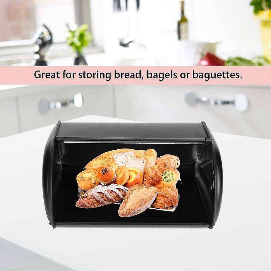 Bread Box, Capacity Metal Bread Box,holder Bin Container Organizer,storage Organizer 3.1-4l