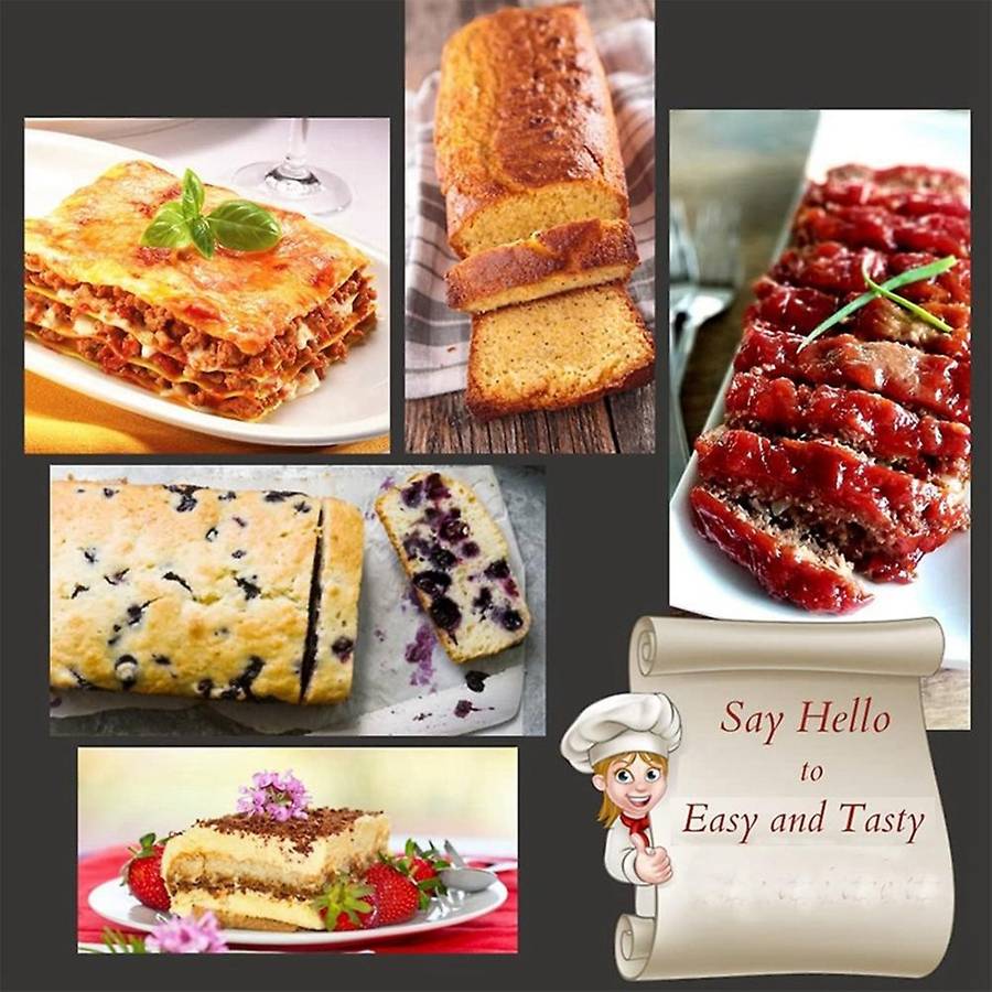 Bread Loaf Pan,5 Assorted Silicone Baking Pans,non Stick Rectangle Silicone Bread Loaf Pan,oven Bre