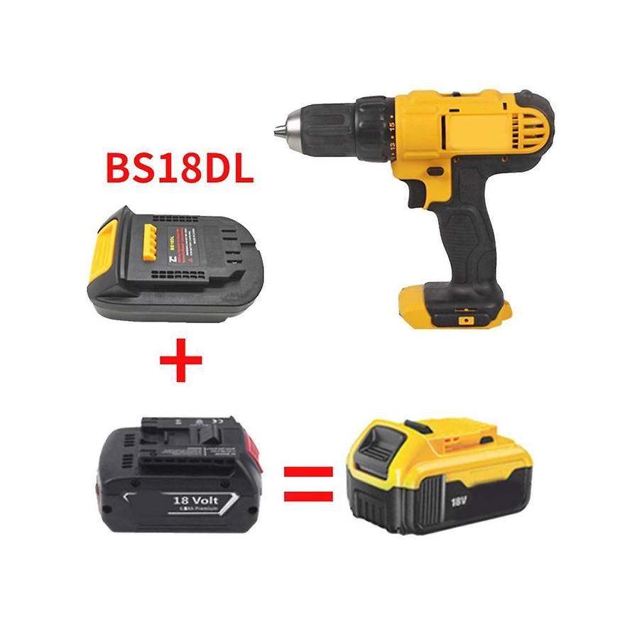 Bs18dl Battery Adapter for 18v Battery Use for 18v/20v -ion Battery Power Tools 4-pin Converter