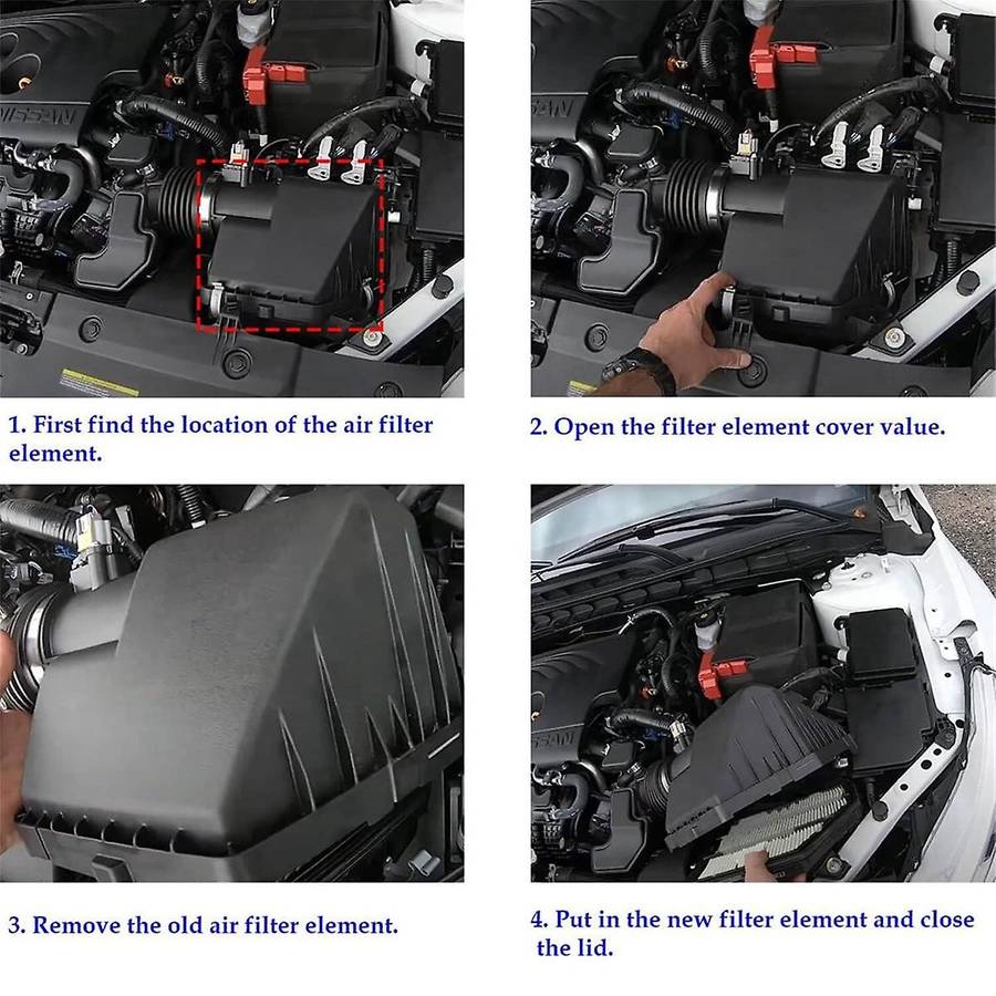 CA12551 Engine Air Filter for Altima 2.5L 2019 2020 2021 2022 2023 2024 Replace 165466CA0A