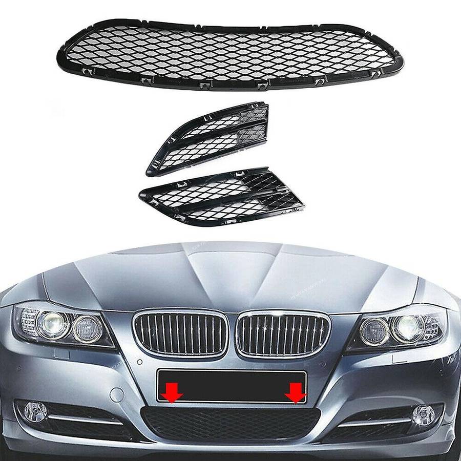 Car 3 Front Lower Bumper Grille Grill for  3 Series E90 E91 325I 328I 335I