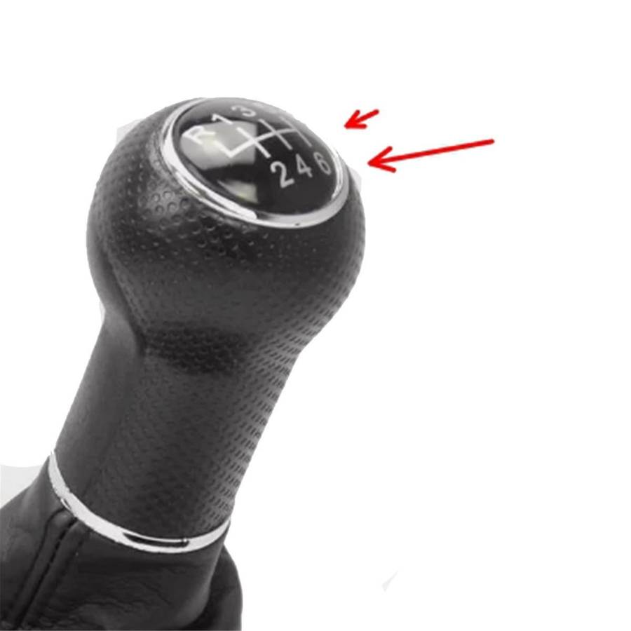 Car 5 Speed Gear Shift Knob with Leather Boot 1K0711113 for 2008-2014 Golf 6 Mk6