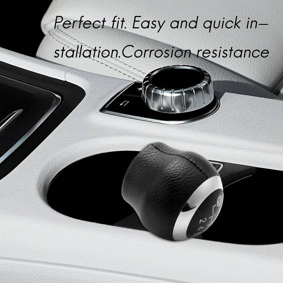 Car 6 Speed Abs Plastic Mt Gear Shift Knob Compatible Corolla 1.8Mt 2007-2013 / Avensis Yaris D4D Ur