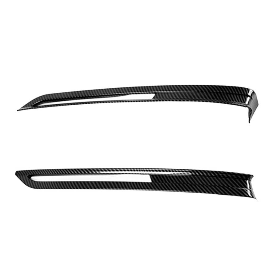 Car ABS Carbon Fiber Front Bumper Fog Light Lamp Frame Cover Trim for CX30 -30 2020 2021