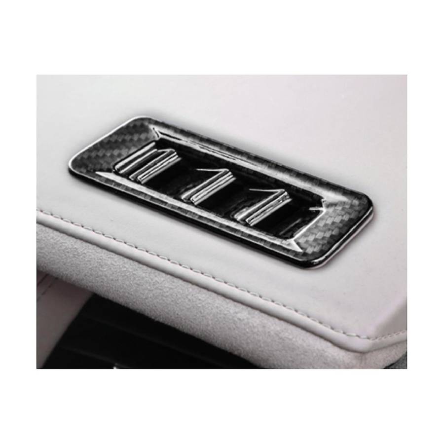 Car Abs Carbon Fiber Dashboard Front Upper a Pillar Small Air Conditioner Vent Outlet Decoration Co